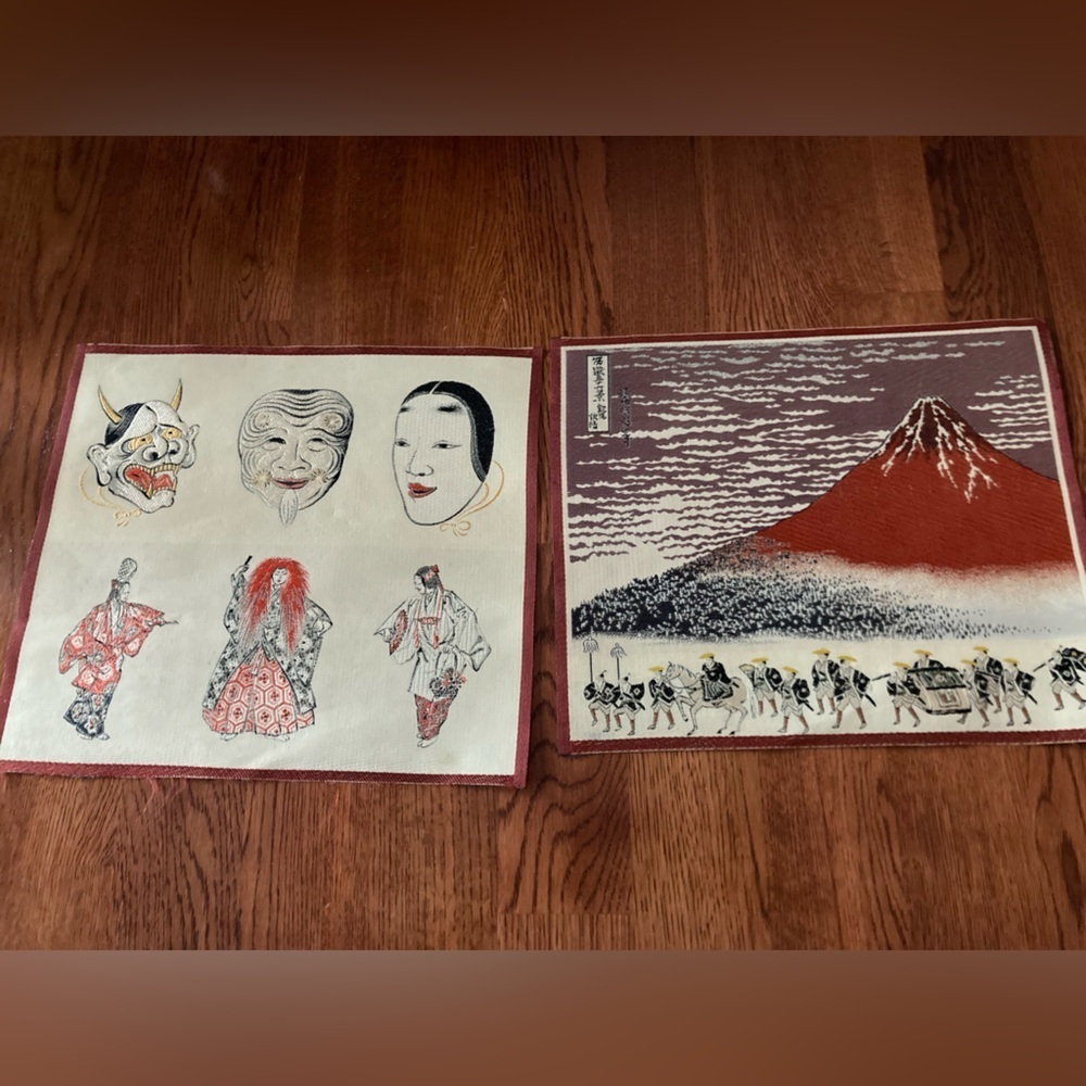 2 Vintage Tapestry Hotel Okura Japan Tapestries